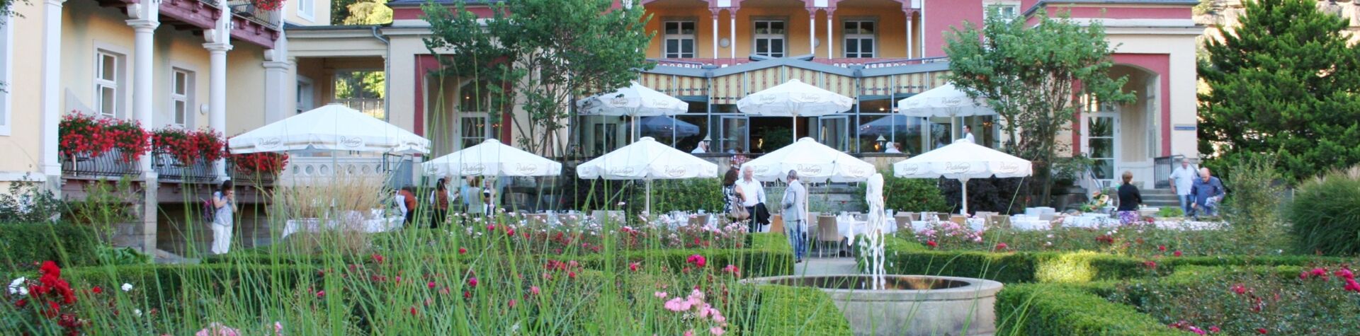 Parkhotel Bad Schandau GartenTerrasse